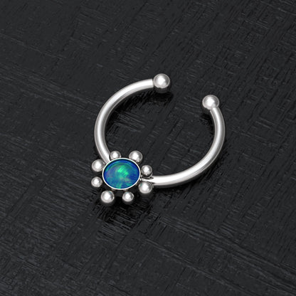 Fake Nose Ring Surgical Steel - TitaniumFashion