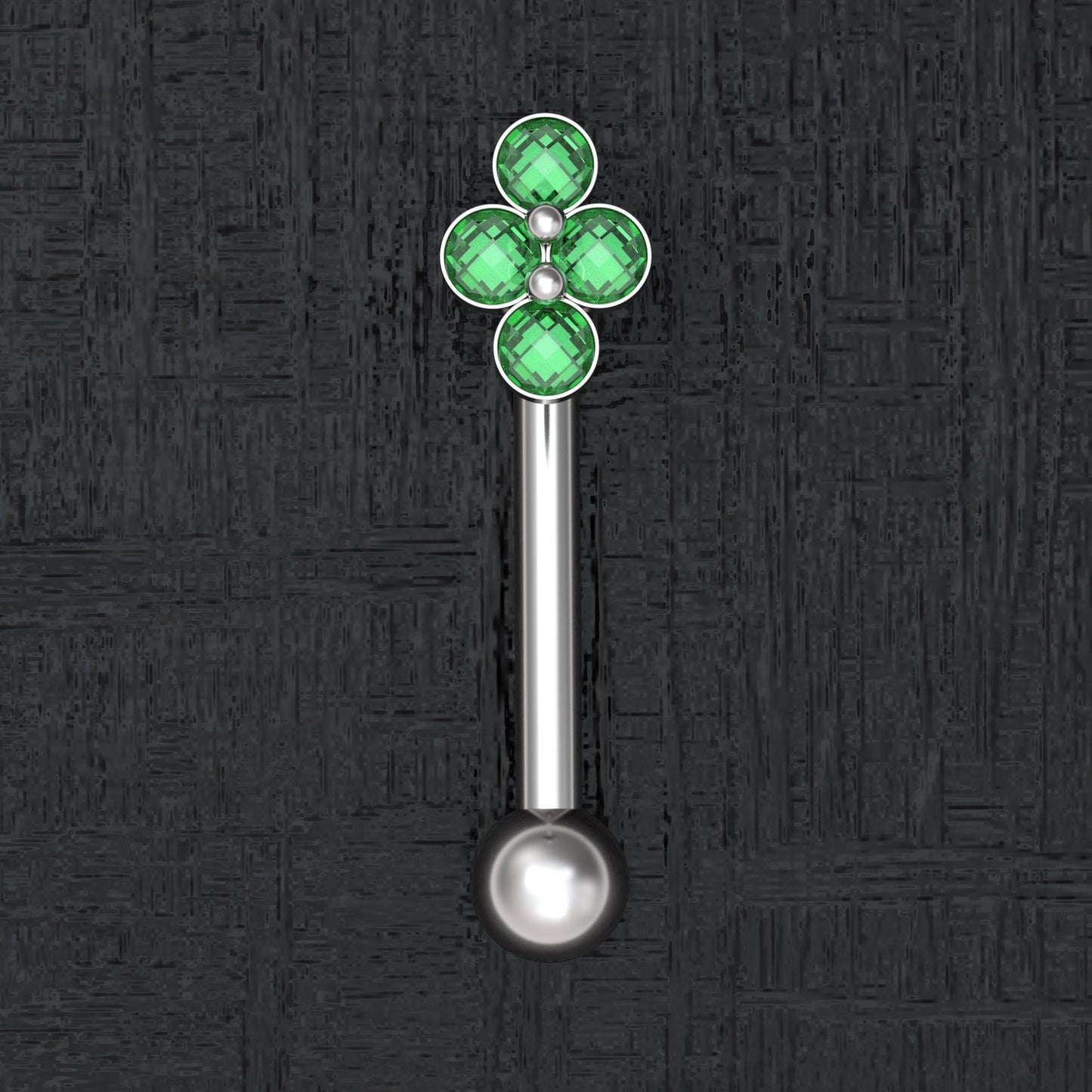 Vertical Hood Jewelry Surgical Steel - TitaniumFashion