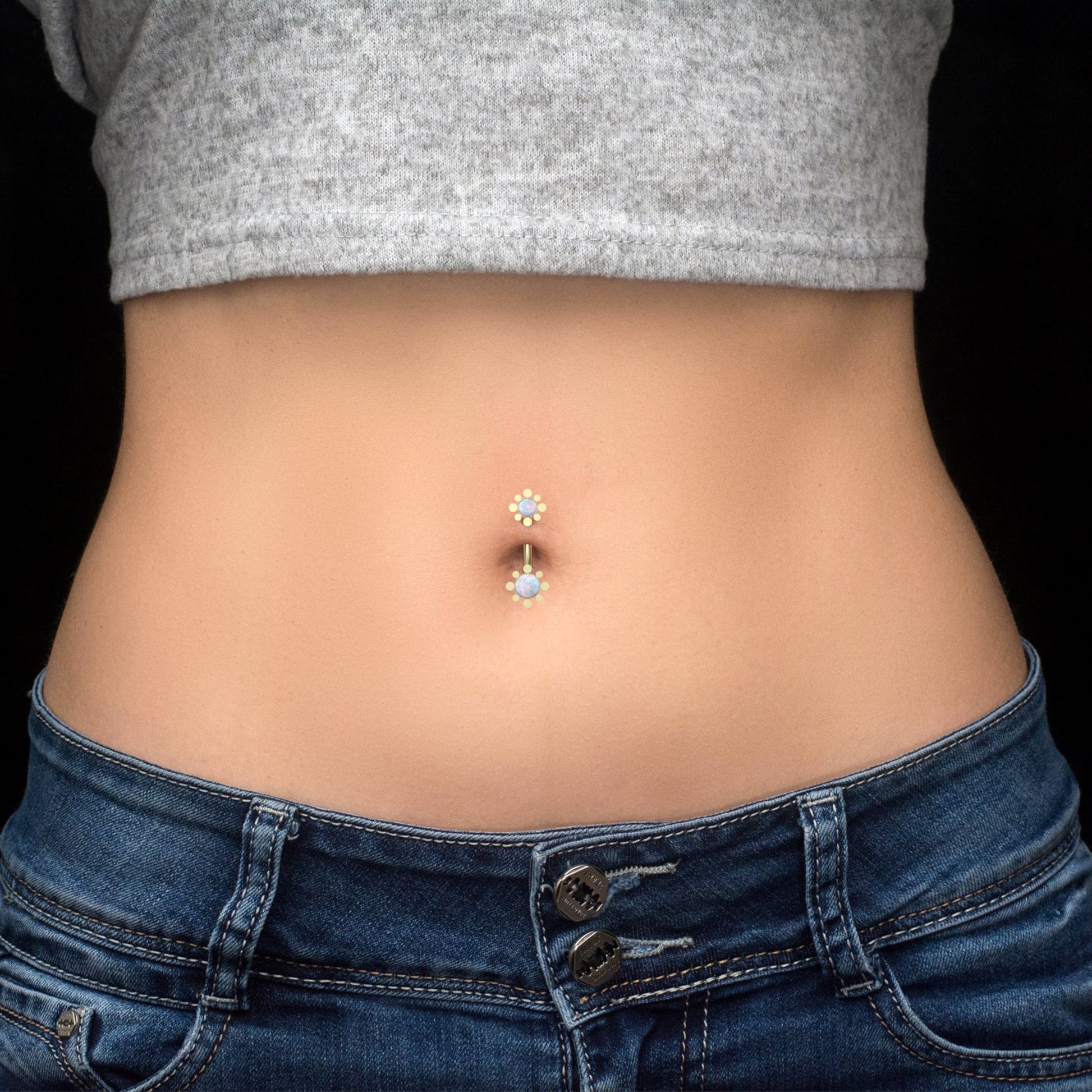 Navel Ring Surgical Steel - TitaniumFashion