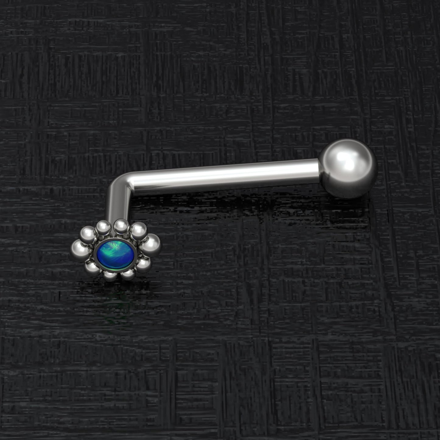 Titanium VCH Piercing Jewelry Opal - TitaniumFashion