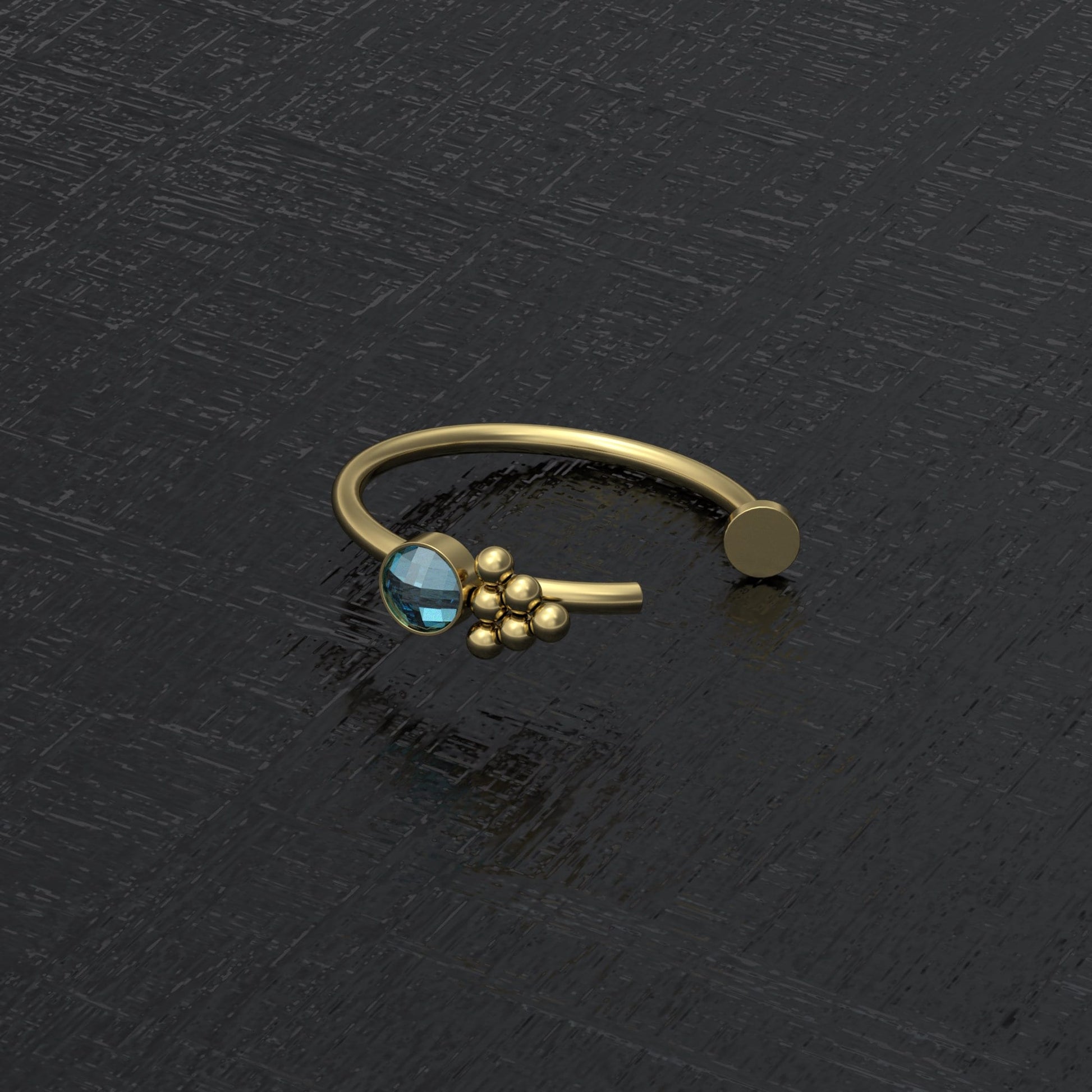 Fake Nose Ring CZ - TitaniumFashion