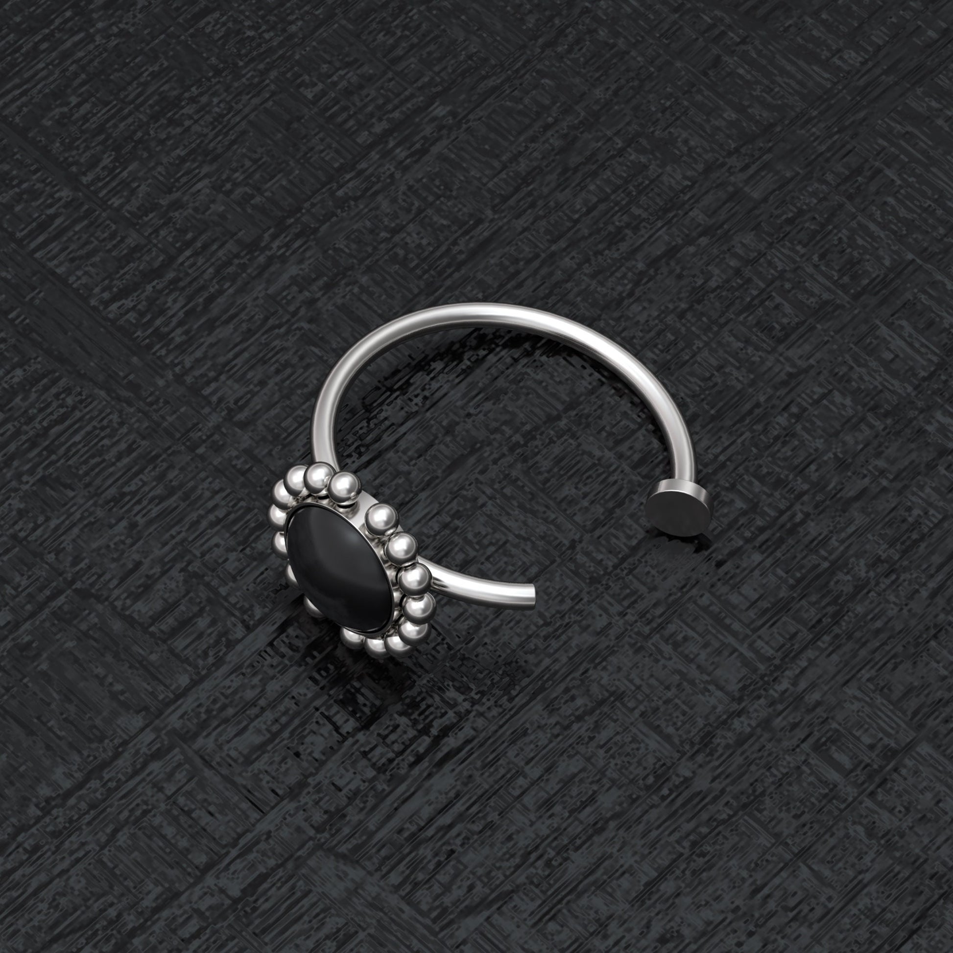 Fake Nose Ring Surgical Steel - TitaniumFashion