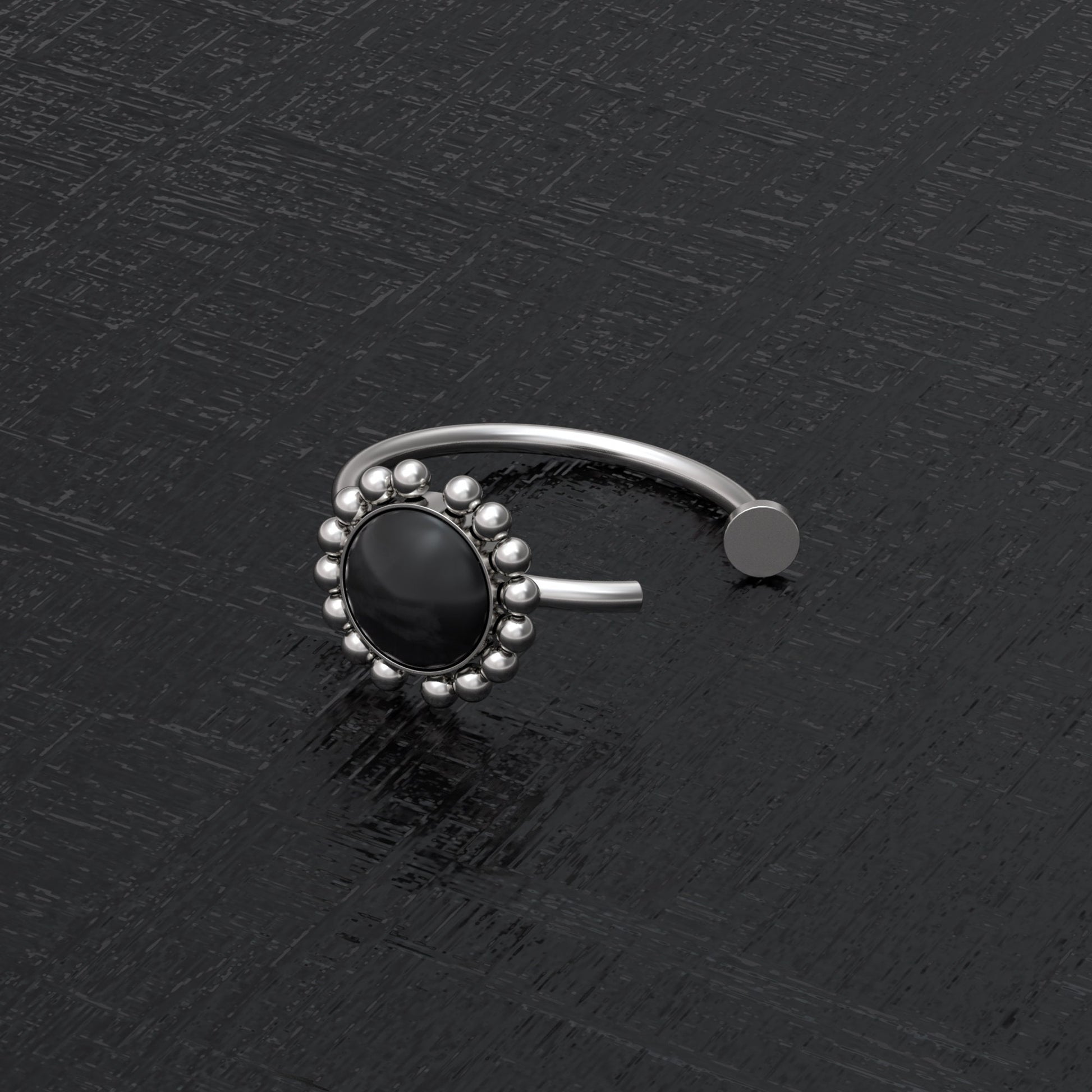 Fake Nose Ring Surgical Steel - TitaniumFashion