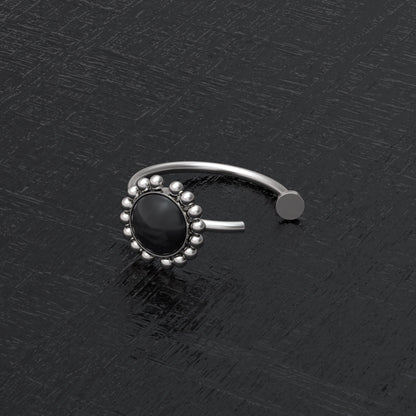 Fake Nose Ring Surgical Steel - TitaniumFashion