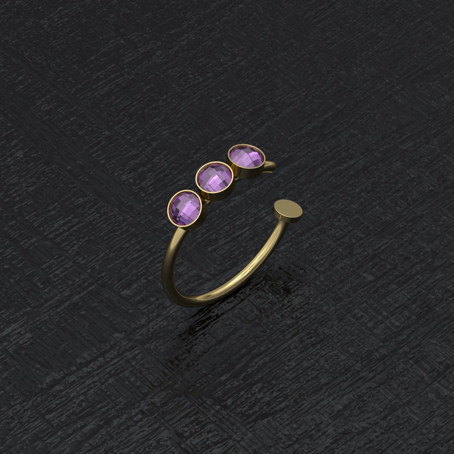 Fake Nose Ring CZ - TitaniumFashion